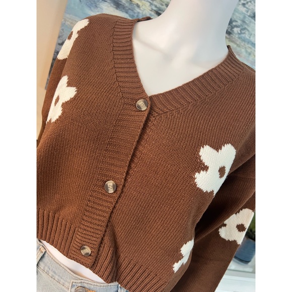 Floral print cardi S M L - Picture 5 of 6